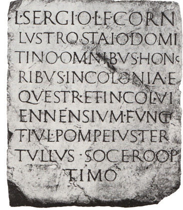 Abbildung 3: Gerold Walser, Römische Inschriften in der Schweiz
